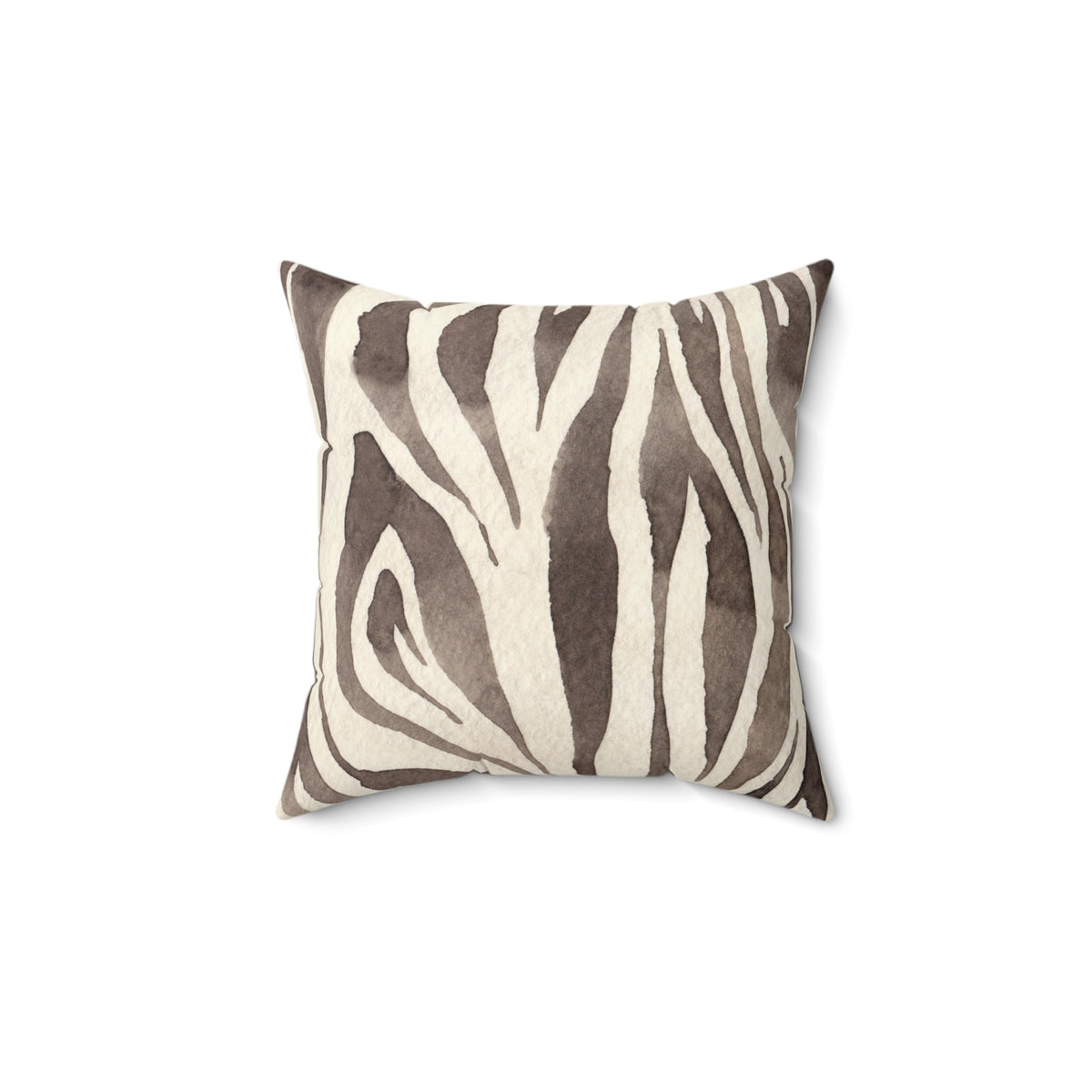 Square Pillow, Zebra Print Faux Suede, Modern Animal Decor, Throw Pillow, Chic Home Accent, Living Room Style, Safari Inspired
