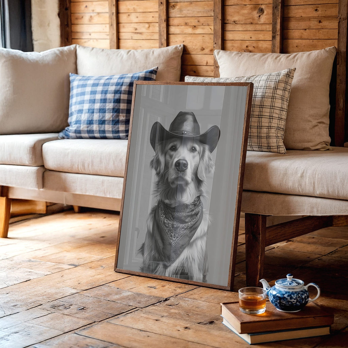 A Canine Cowboy's Quiet Standoff
