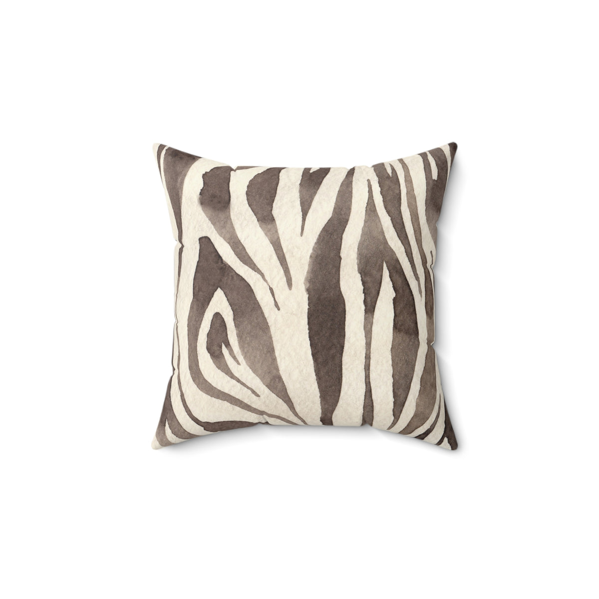 Square Pillow, Zebra Print Faux Suede, Modern Animal Decor, Throw Pillow, Chic Home Accent, Living Room Style, Safari Inspired