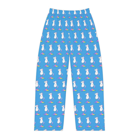 Rainbow Fart Unicorn Pajama Pants, Colorful Loungewear, Funny Sleepwear, Gift for Her, Women's Pyjama Bottoms