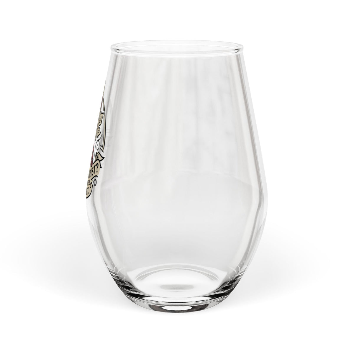 Body of Christ? No, This One's a Cabernet Stemless Wine Glass