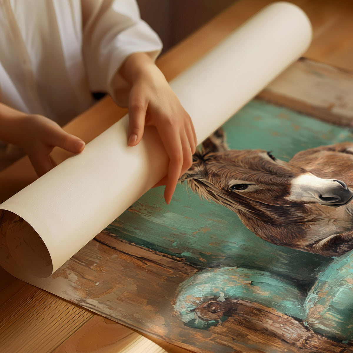 Turquoise Donkey Reverie